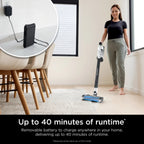 Shark Cordless Pro Stick Vacuum Cleaner With Clean Sense IQ And PowerFins+ Brushroll - IZ560H