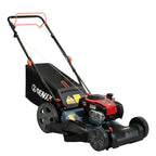 SENIX Self-Propelled Gas Lawn Mower, 21-Inch, 150 cc, 3-In-1, Blue - LSSG-M1
