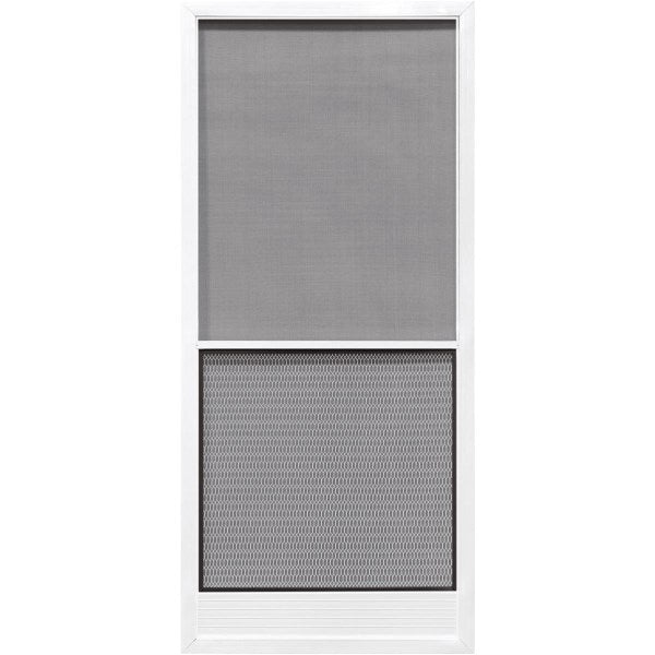 Precision Screen Steel Screen Door, 32 In. W x 80 In. H x 7/8 In. Thick, White