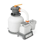 Bestway Flowclear Above-Ground Pool Sand Filter Pump, 2000 Gallon, Gray