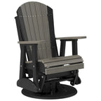 Poly Lumber Adirondack Swivel Glider Chair - 30W x 28D x 44H