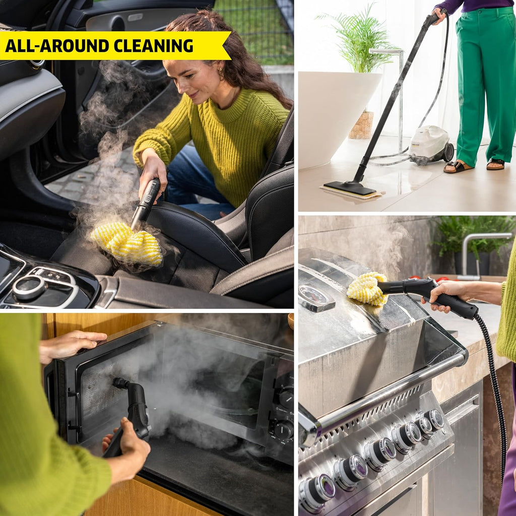 Karcher Multi-Purpose Steam Cleaner, 40 Sec Heat-Up - SC 3 Easy Fix