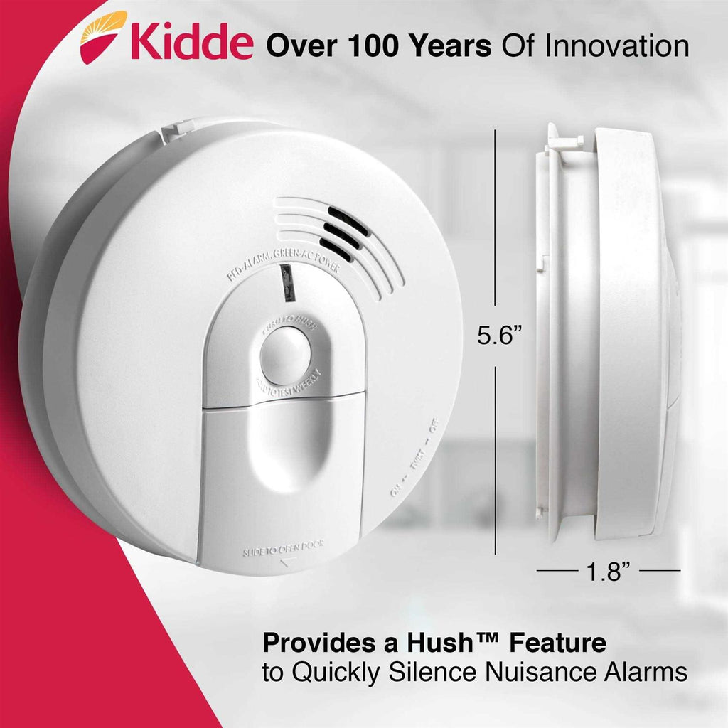 Kidde Hardwire Ionization Smoke Alarm With 9V Battery Backup - I4618