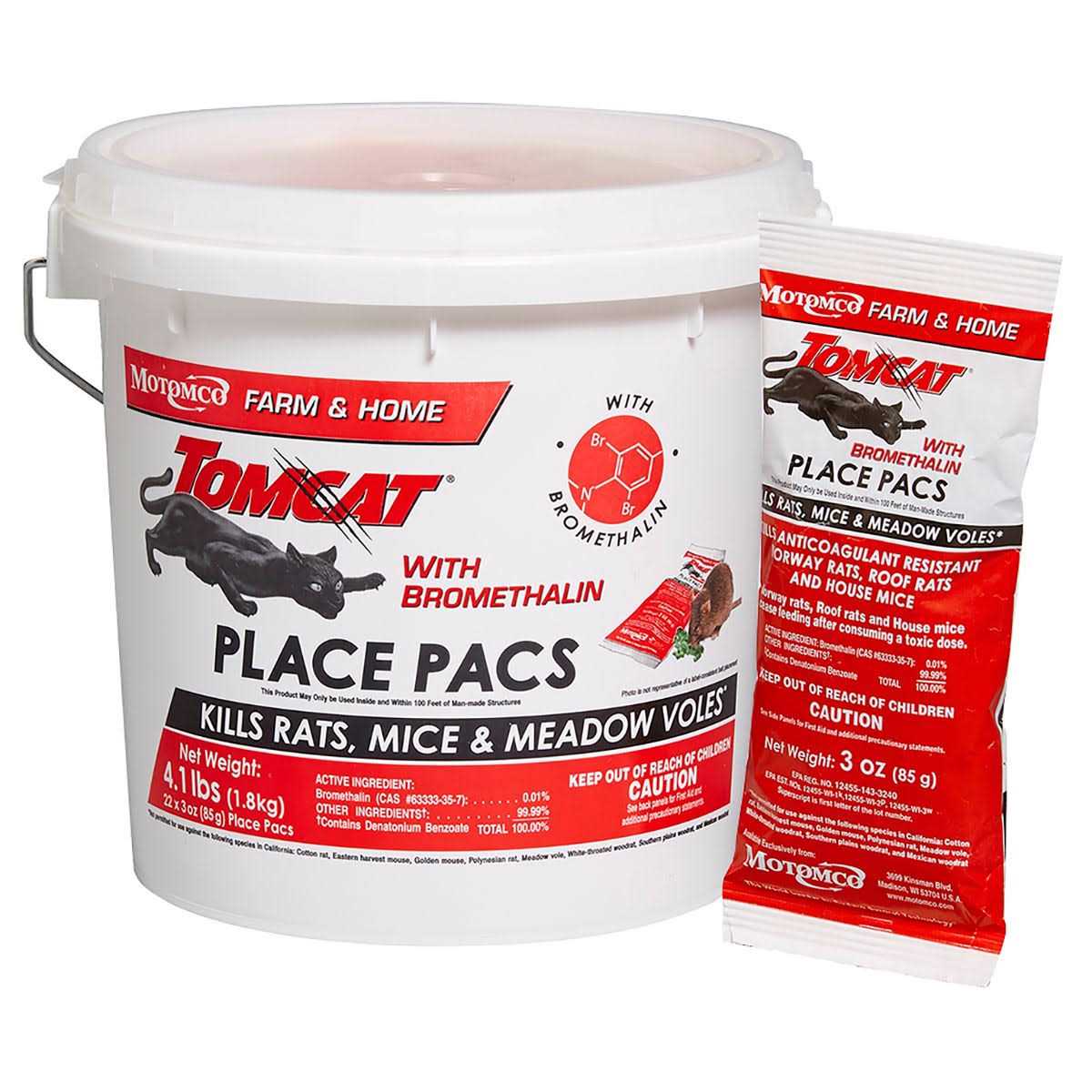 Tomcat Bromethalin Meal Bait 5 lb Jug