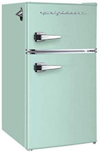 Frigidaire 3.2 Cu Ft Red 2-Door Retro Bar Fridge With Side Bottle Opener - EFR840-RED