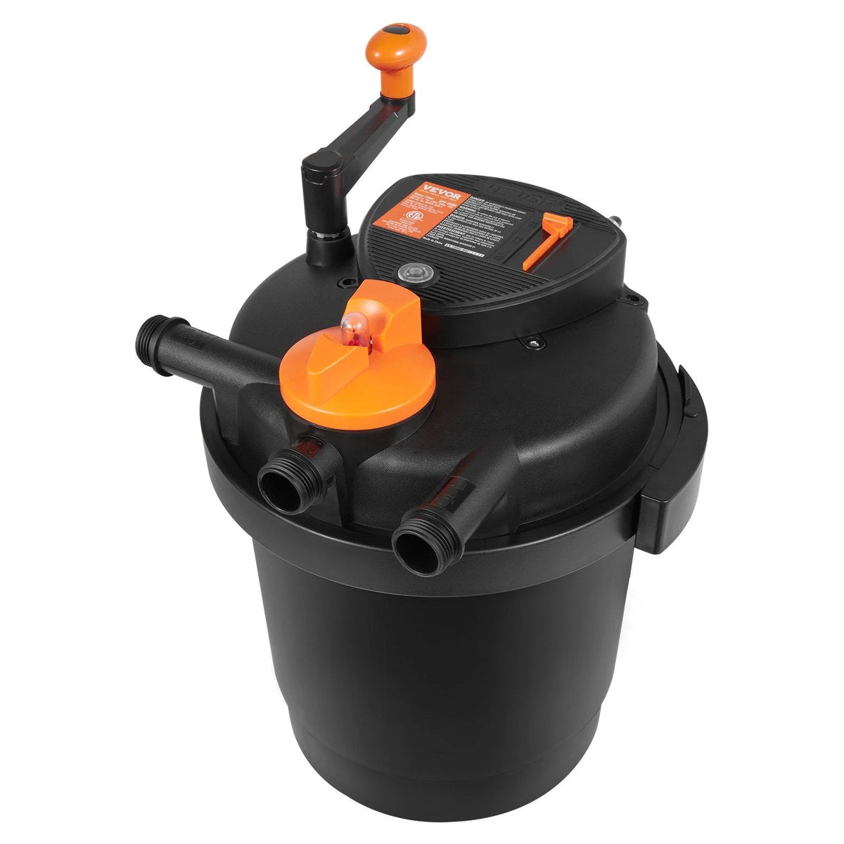 Bio Pressure Pond Filter With 13W UV-C Light, 1580 GPH, Up To 1600 Gallons