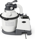 Intex Krystal Clear 16 Inch 3,000 GPH Above-Ground Pool Sand Filter Pump - 26651EG