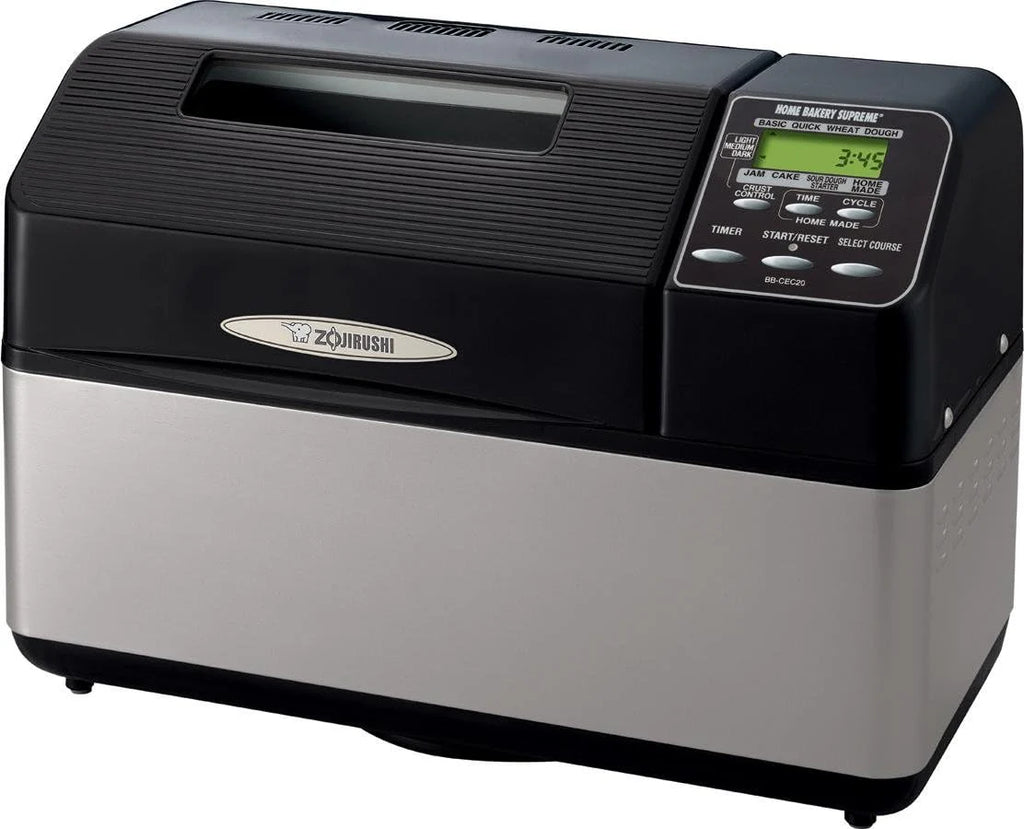 Zojirushi Home Bakery Supreme Breadmaker, 2-Pound, Black, 8.5in D x 16.87in W x 12.25in H