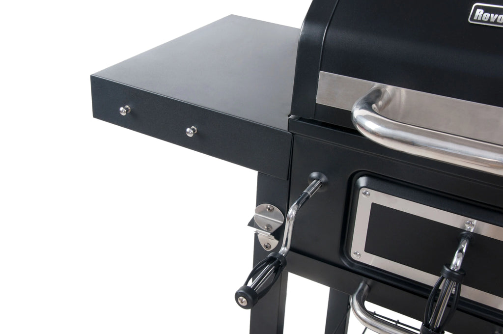 Dual Fuel Gas And Charcoal Combo Grill, Black With Stainless - GBC1793W