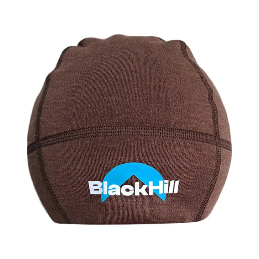 Merino Wool Beanie 21 cm Brown - Active250
