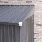 VEIKOUS Outdoor Lean-To Storage Shed 8' x 4', Grey