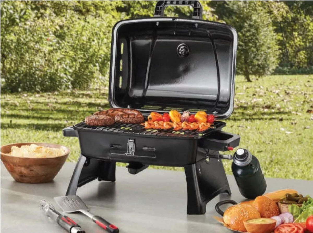 Ozark Trail Portable 1 Burner Propane Grill With Interchangeable Griddle Plate