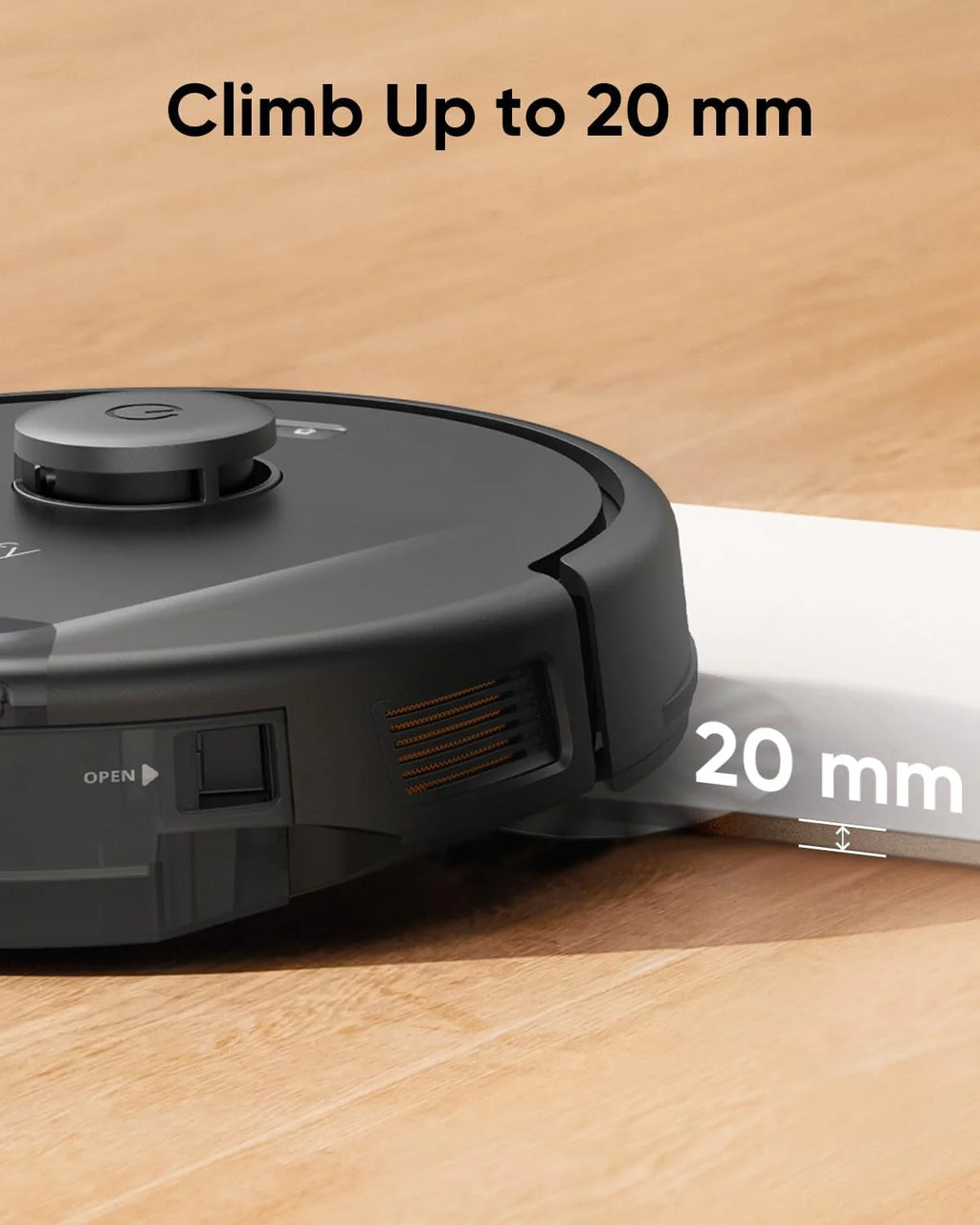 eufy Robot Vacuum, 5,000 Pa Suction, iPath Laser Navigation, Black, 12.8in x 13in x 4in - T2267111