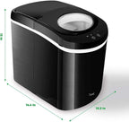 Caynel Portable Ice Maker, 26 lbs/24 Hrs, 2 Ice Sizes, 2-Liter/68 oz Water Reservoir