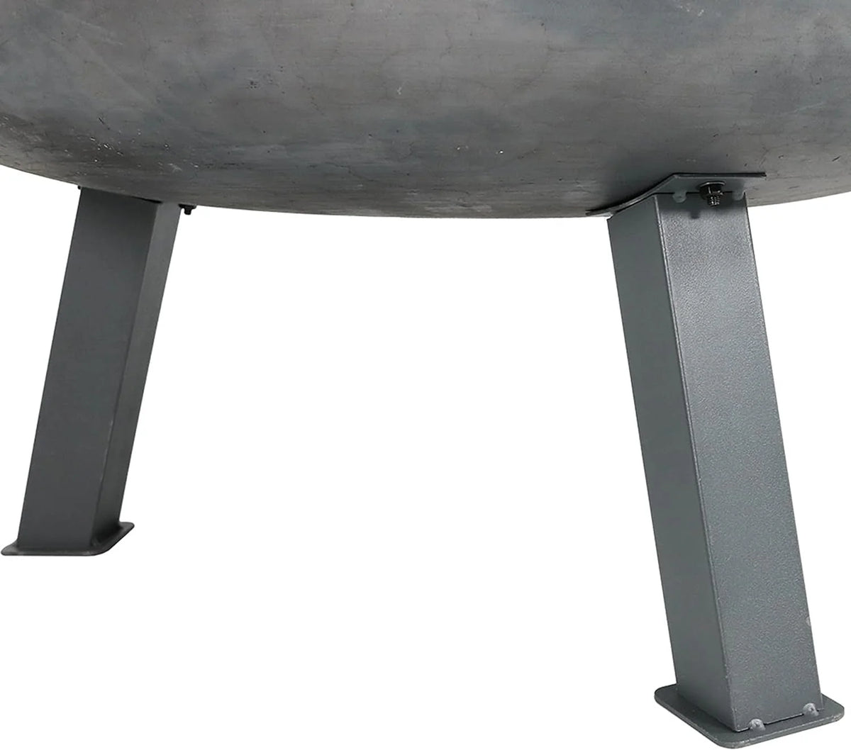 Sunnydaze Decor Rustic Cast Iron Outdoor Raised Fire Pit Bowl, 34-Inch, Rust - RCM-LG570