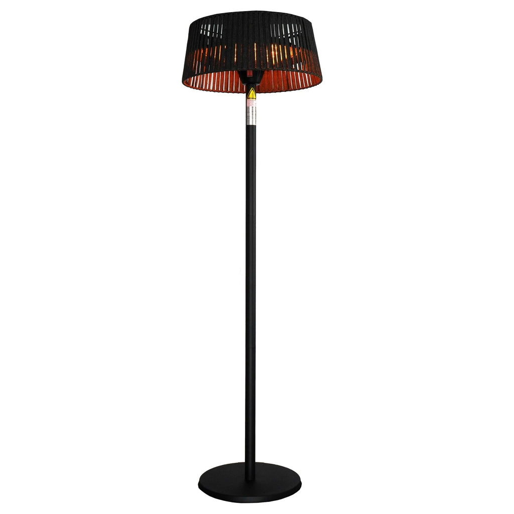Better Homes & Gardens Electric Outdoor Patio Heater - Black Floor Lamp