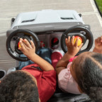 Kids 2-Seat Side-by-Side Push Ride-On SUV - Blue Or Gray