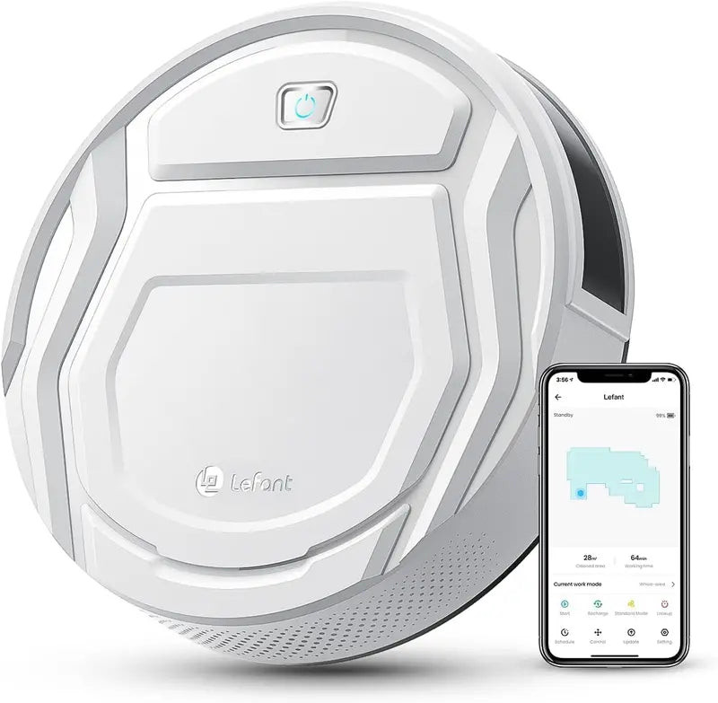 Lefant Robot Vacuum Cleaner, 11in Diameter, 2.99in Height - M210