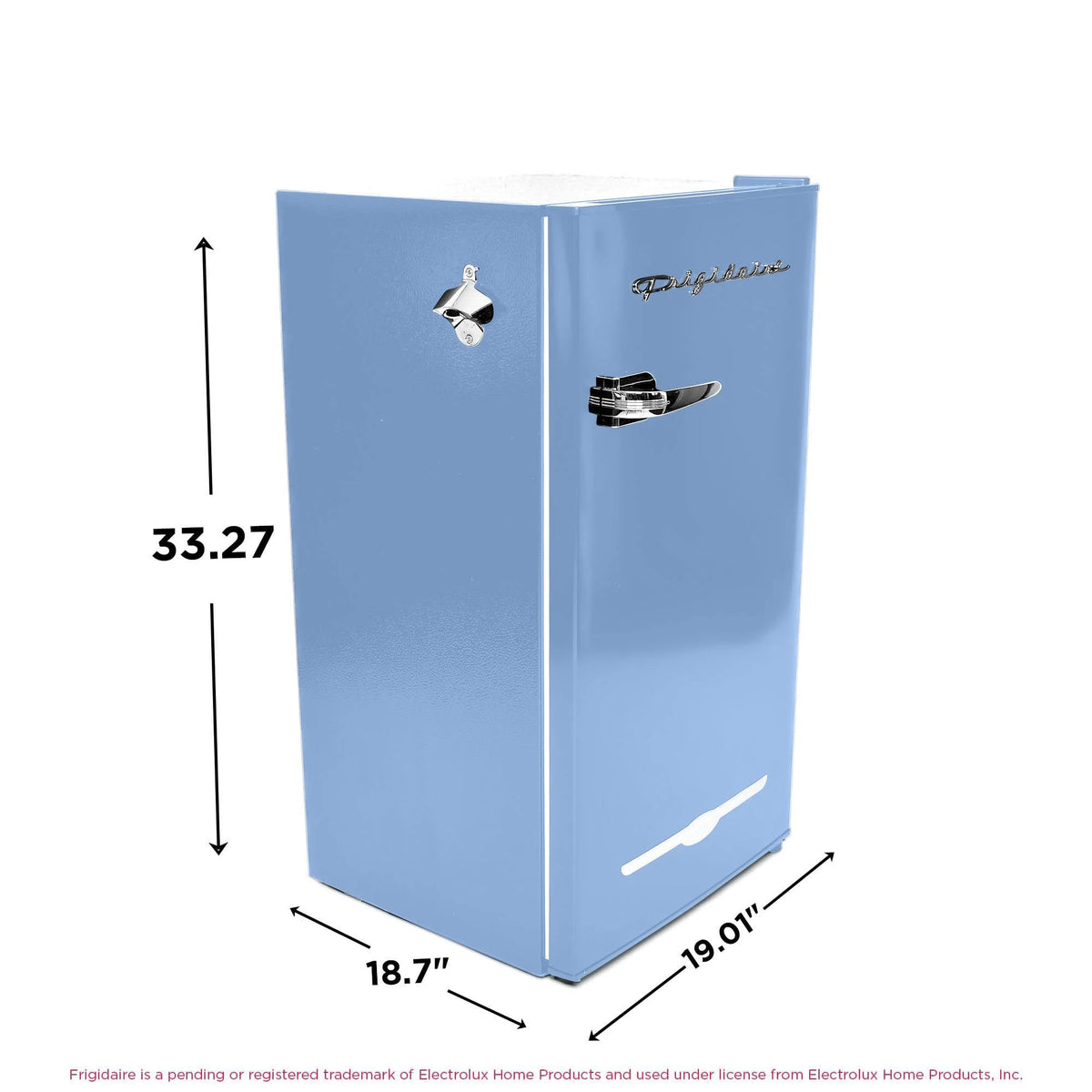Frigidaire Retro Bar Fridge, 3.2 Cu. Ft., Pink, 65-Watt - EFR376-C-PINK