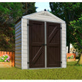 Palram SkyLight Plastic Storage Shed, 6 ft W x 3.5 ft D - SkyLight