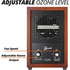 Mammoth Ion And Ozone Generator Air Purifier Ionizer And Deodorizer - Adjustable Up To 3,500 SqFt