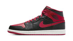 Air Jordan 1 Mid Alternate Bred Fire Red/Black Sneakers