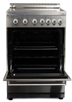 Premium Levella 24in Freestanding Electric Range With 4 Burners And 2.6 Cu. Ft. Oven Capacity