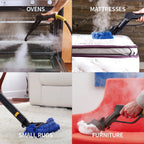 Dupray Tosca Commercial-Grade Steam Cleaner, 1600W, 25-Piece Kit - Tosca