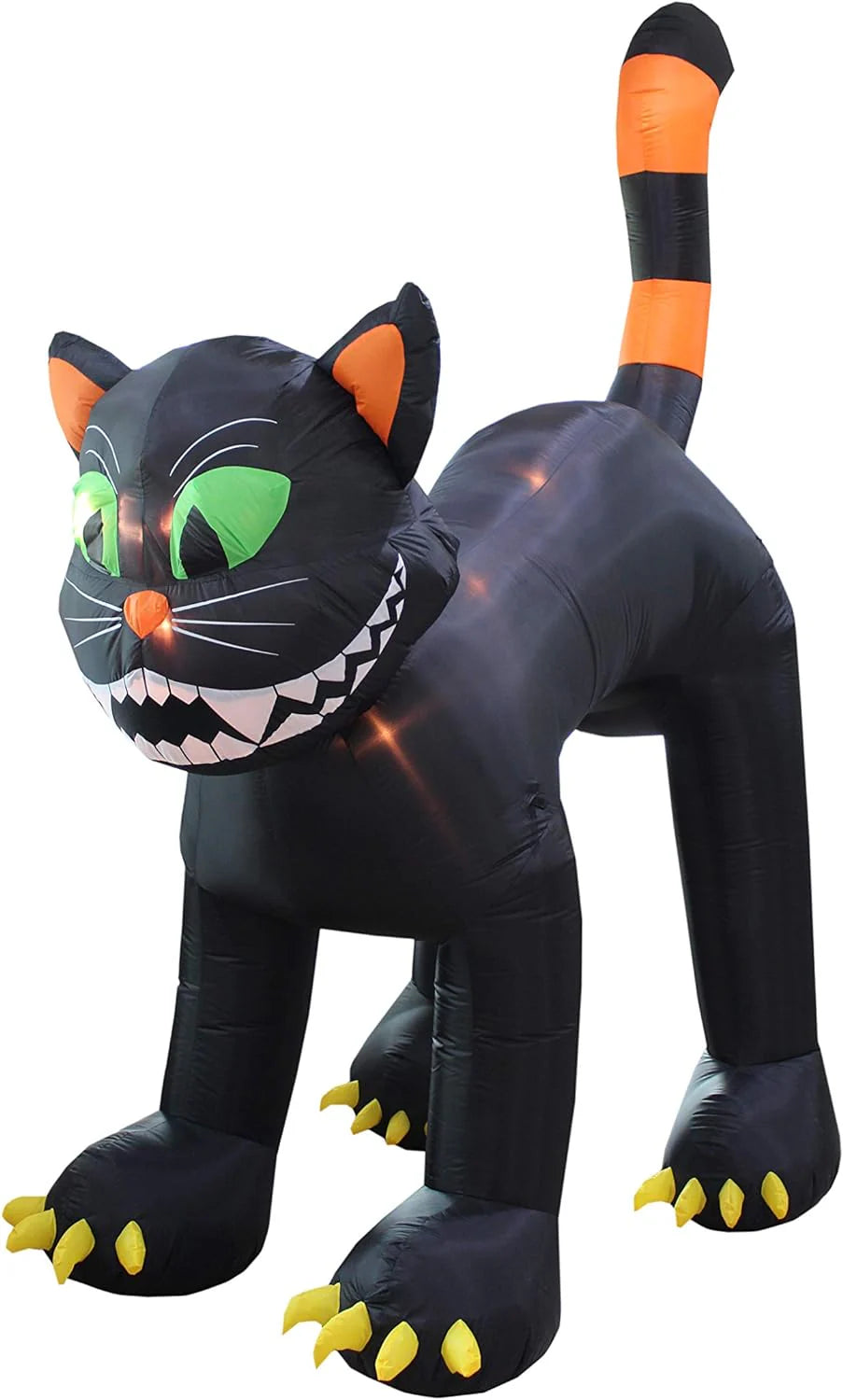 BZB Goods Animated Halloween Inflatable Black Cat, 112 x 43 x 130 inches
