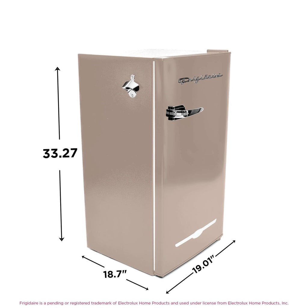 Frigidaire Retro Bar Fridge, 3.2 Cu. Ft., Pink, 65-Watt - EFR376-C-PINK