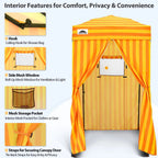 EAGLE PEAK Ultra Compact 4 ft x 4 ft Pop-Up Changing Room Canopy - Flex