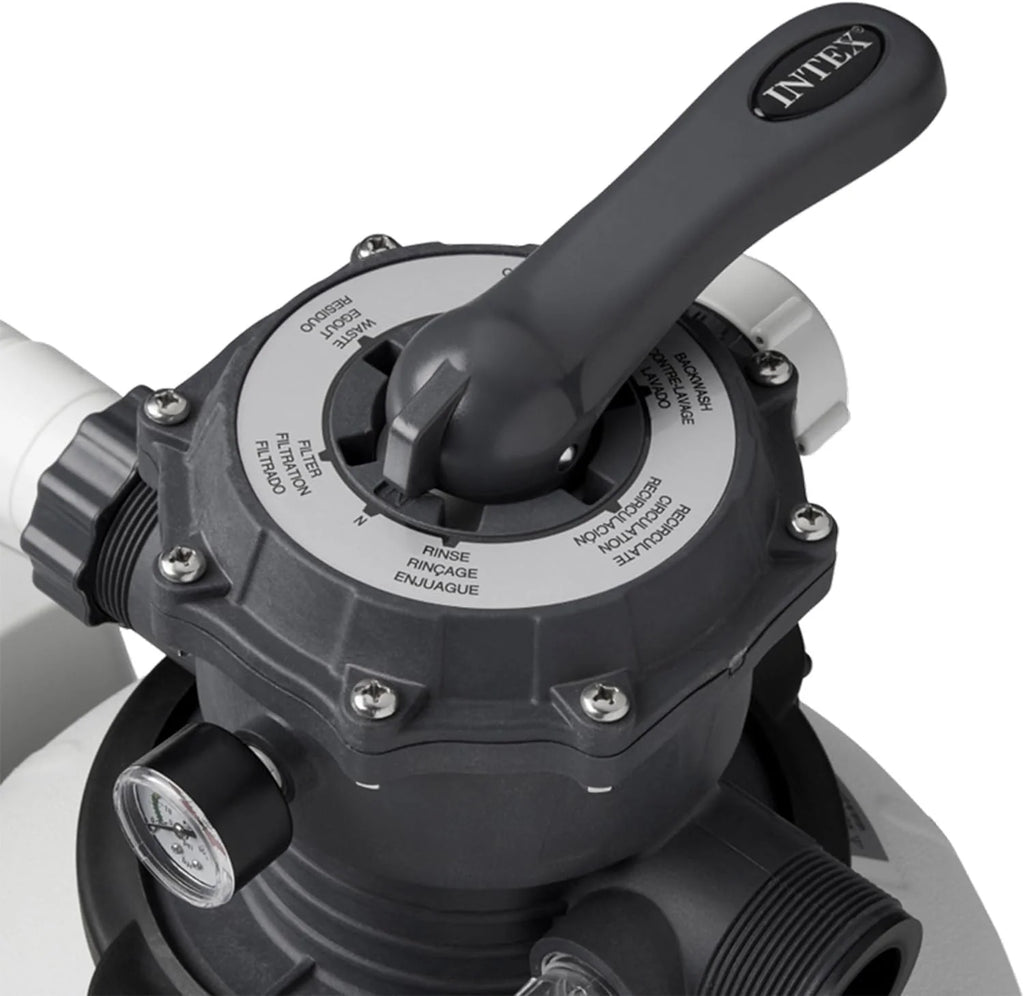 Intex Krystal Clear 16 Inch 3,000 GPH Above-Ground Pool Sand Filter Pump - 26651EG
