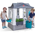 Step2 Neat & Tidy Cottage Kids Playhouse, Grey