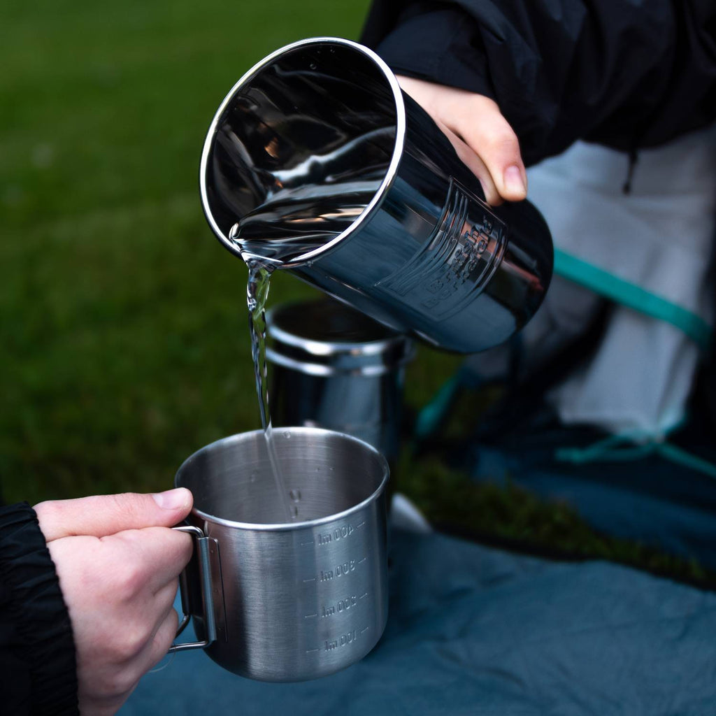 British Berkefeld Gravity Water Filter System 1 Liter Stainless Steel With 1 Ultra Sterasyl Cartridge - Baron
