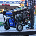 DuroMax Dual Fuel Generator 12,000W Gas/Propane, 457cc 4-Stroke - XP12000EH