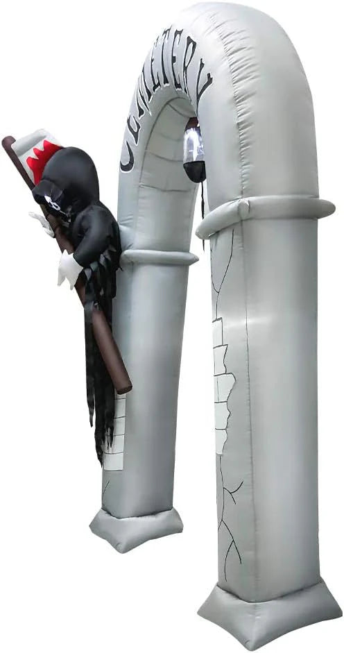 HAO Halloween Inflatable Grim Reaper Arch, 7.8 ft