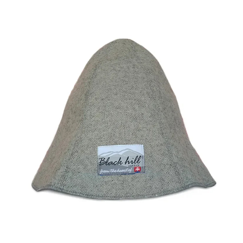 Black hill outdoor Sauna Hat - Gray