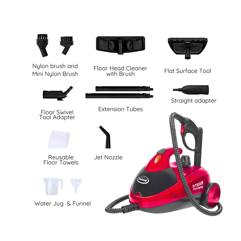 Ewbank Multi-Tool Steam Cleaner, 51 fl oz, 1500 W - Dynamo
