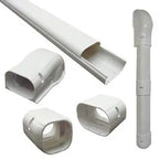 DuctlessAire 3 in. x 7.5 ft. Air Conditioner and Heat Pump Line Set Cover Kit - DA3-7KIT