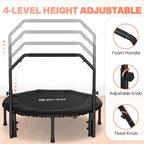 BCAN Foldable Fitness Trampoline 40in/48in, 450/550 LBS Capacity