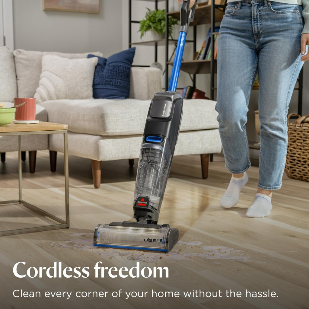 Bissell CrossWave OmniFind Cordless Wet Dry Vacuum With FurFinder Headlights - 3967F