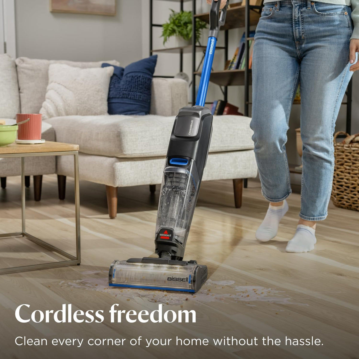 Bissell CrossWave OmniFind Cordless Wet Dry Vacuum With FurFinder Headlights - 3967F