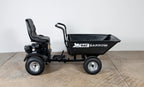 Rat Barrow Ride-On Wheelbarrow, Black, 150 Ltrs, 200kg Capacity, 98cm Wide, 2.3m Long