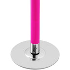 KFFKFF Dance Pole Set, 45mm Stainless Steel, Silver - HM-590S