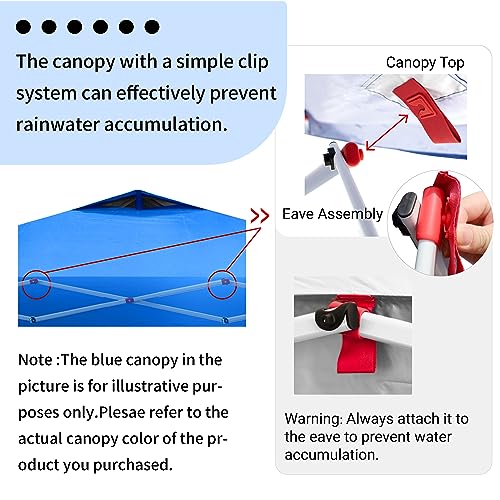 Crown Shades Pop-Up Canopy, 10' x 10', With Wheeled Carry Bag
