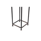 3R Studios House Shaped Metal Log Holder, 13 in. L x 12.5 in. W x 55.75 in. H