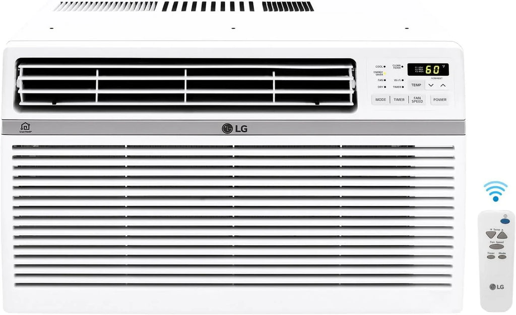 LG 5000 BTU Window Air Conditioner With Remote, White