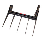 Bully Tools Broadfork With 2 Fiberglass Handles, 20-Inch x 11-Inch Head, 5 Steel Tines - 92627