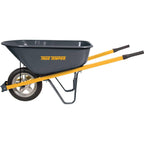 True Temper Residential Steel Wheelbarrow, 6 cu ft