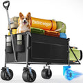 KEESTP Electric Utility Wagon, 300W, 330 Pounds, 6.5 Inch All-Terrain Wheels